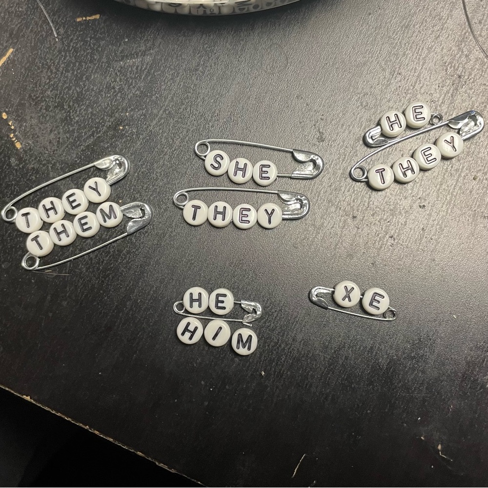 Custom Pronoun Pins!